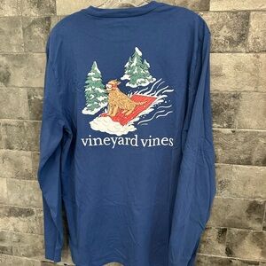Vineyard Vines Men’s Long sleeve Tshirt size Large with Pocket